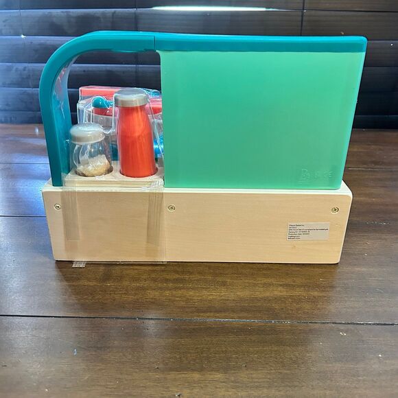 B. Toys Mini Chef Pizza-n-Pasta Wooden Kitchen Playset - Picture 3 of 6